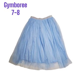 Gymboree- baby blue midi skirt lined tutu -Perfext for twirling Princess size7-8